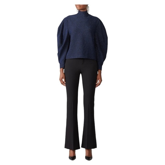 PatBO Tops - PatBO Lurex Super Sleeve Top